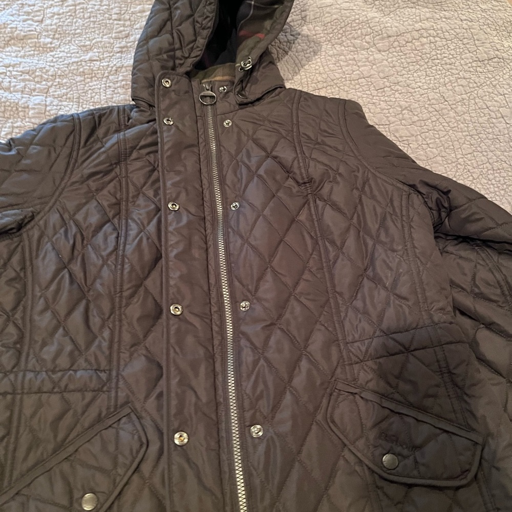 Barbour Cavalry Polarquilt Jacket (Hooded version) - Size 14 - Picture 9 of 10